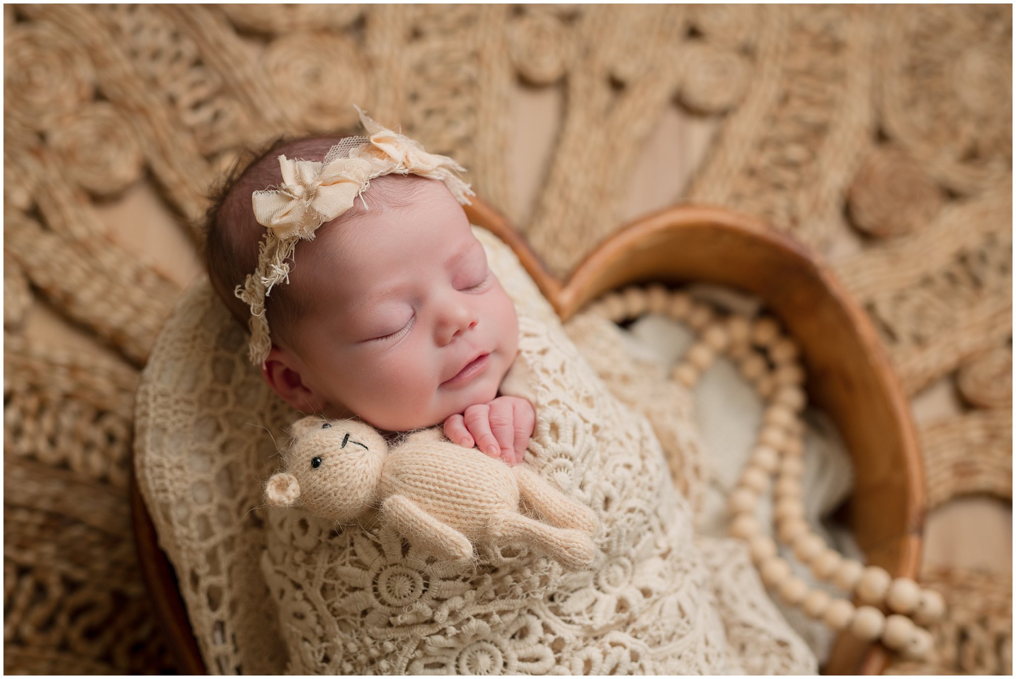 Altoona PA Newborn Photograph, Newborn Baby in studio photoshoot